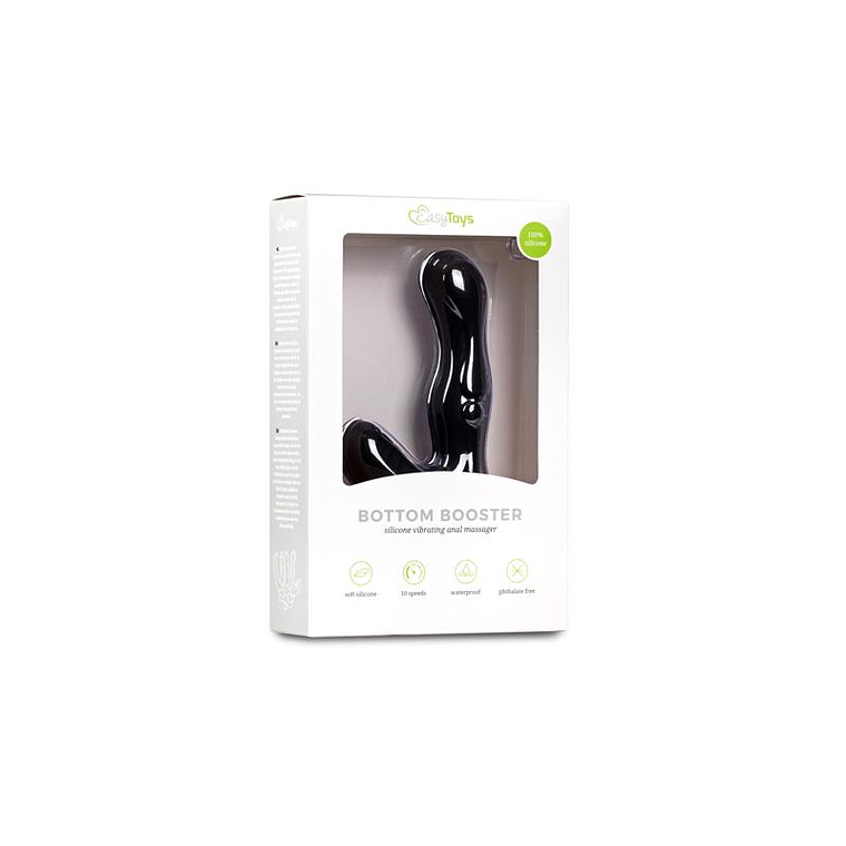 Black Silicone Perineum Tickler 5
