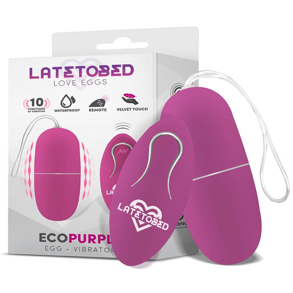 Ecopurple Vibrating Egg with Remote Control 1