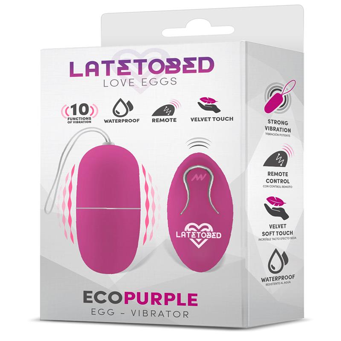 Ecopurple Vibrating Egg with Remote Control 2