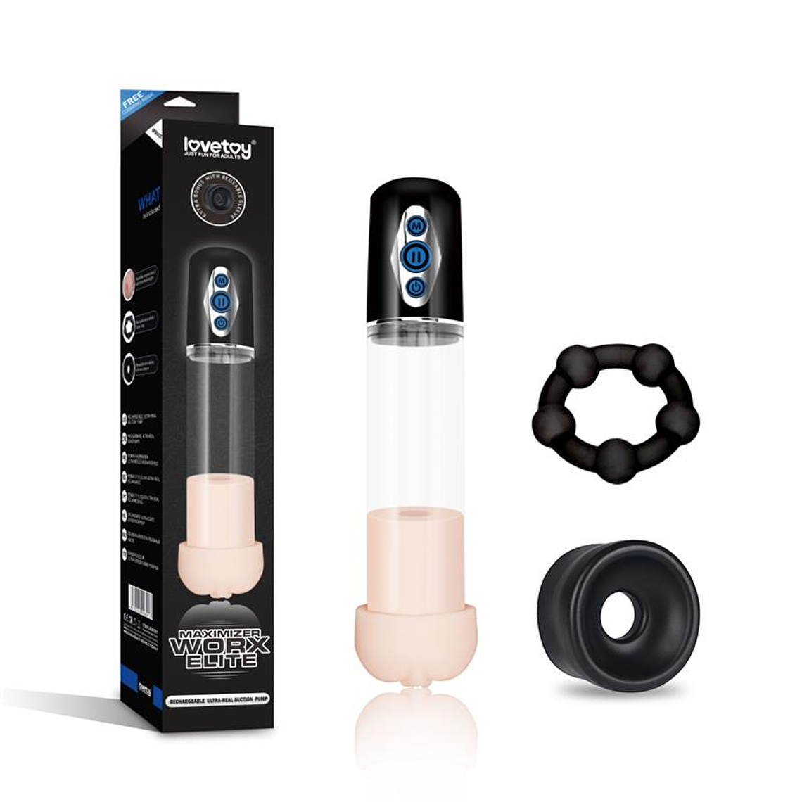 Automatic Penis Pump Maximizer Worx Elite USB Vagina 5