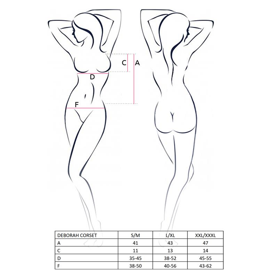 Deborah Corset Black 2