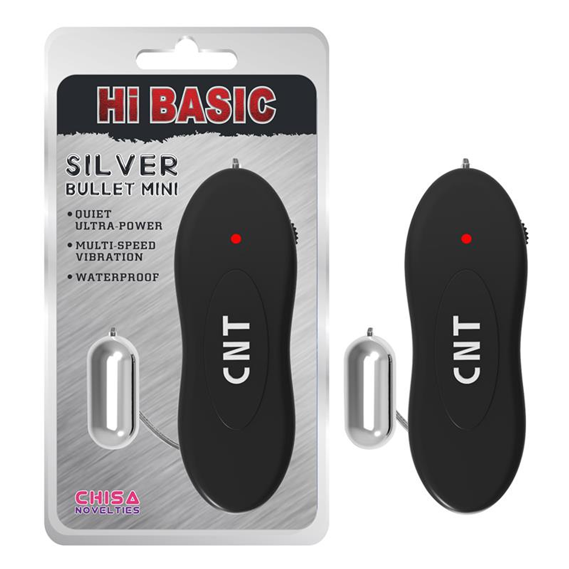 Vibrating Bullet 4.1 x 1 cm Black 2