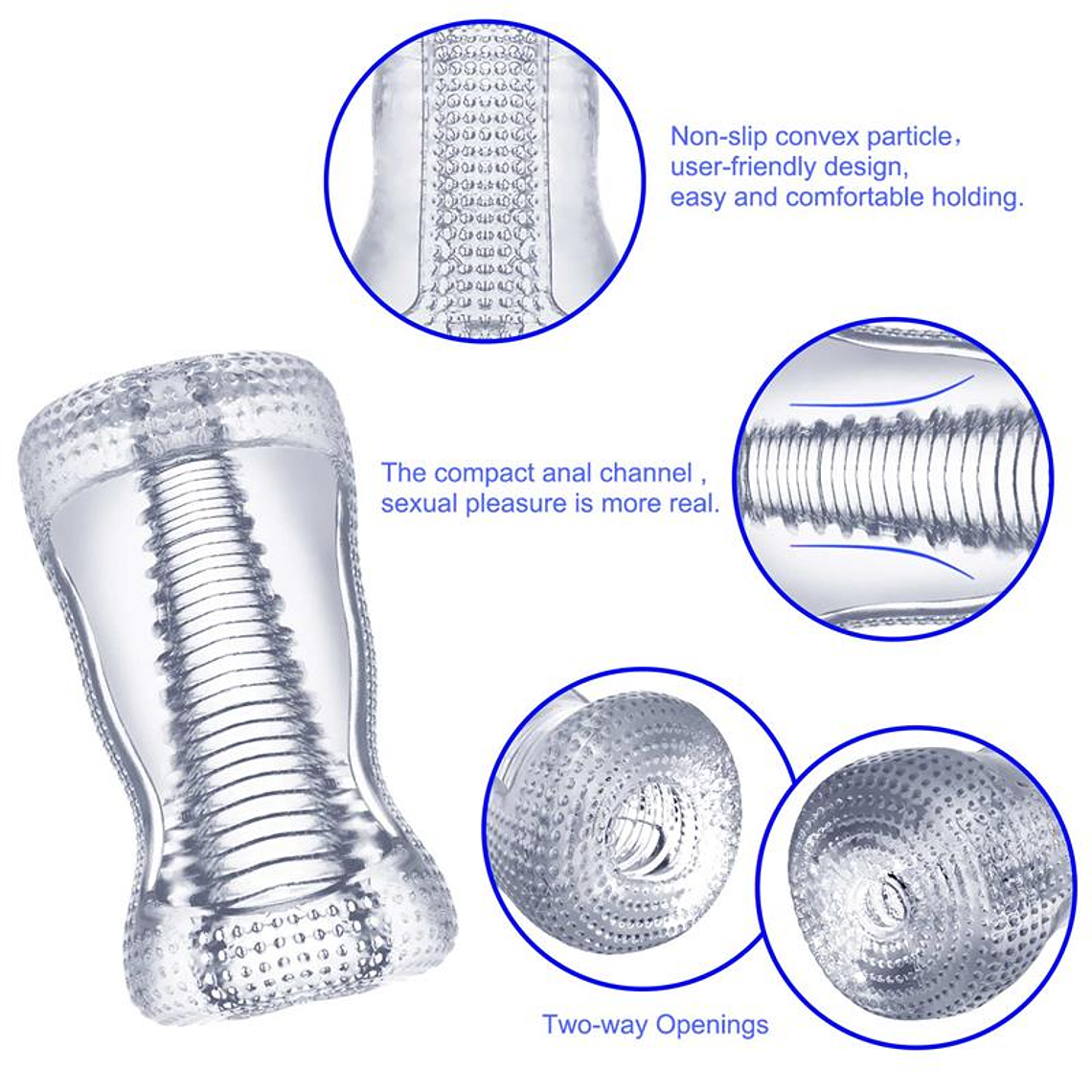 Hannx2 Ultimate Handjob Stroker Open Concept 5.5 8