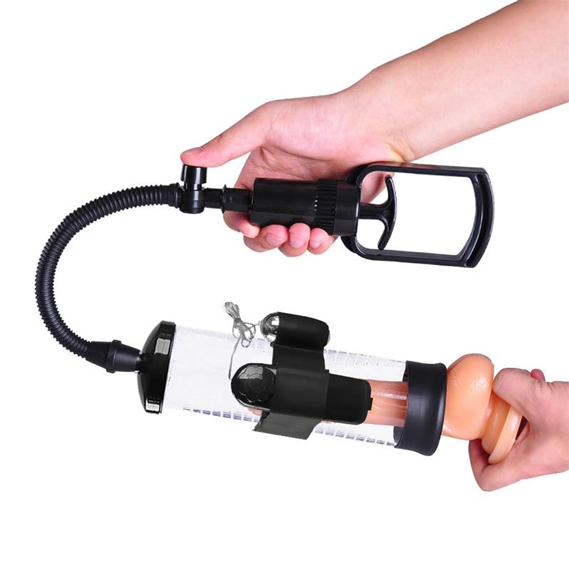 Manual Penis Pump with Vibration Attachment PSX06 3