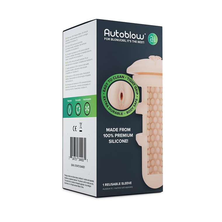 Autoblow A.I. Silicone Vagina Sleeve 4