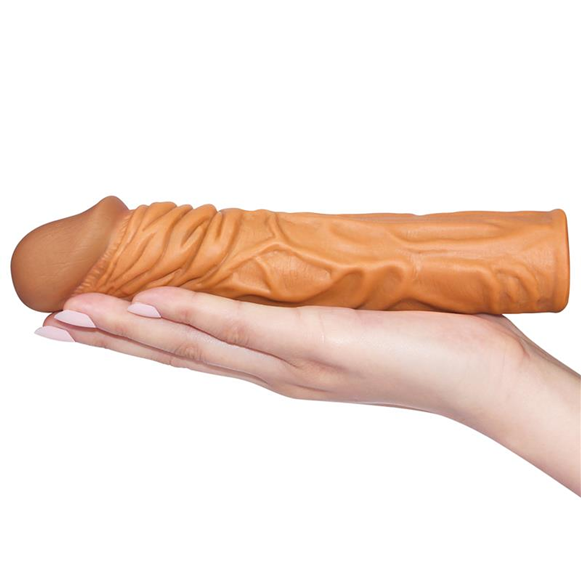 Penis Sleeve Add 2 Pleasure X Tender Brown 3