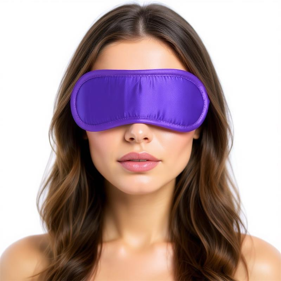 Satin Blindfold Purple 1