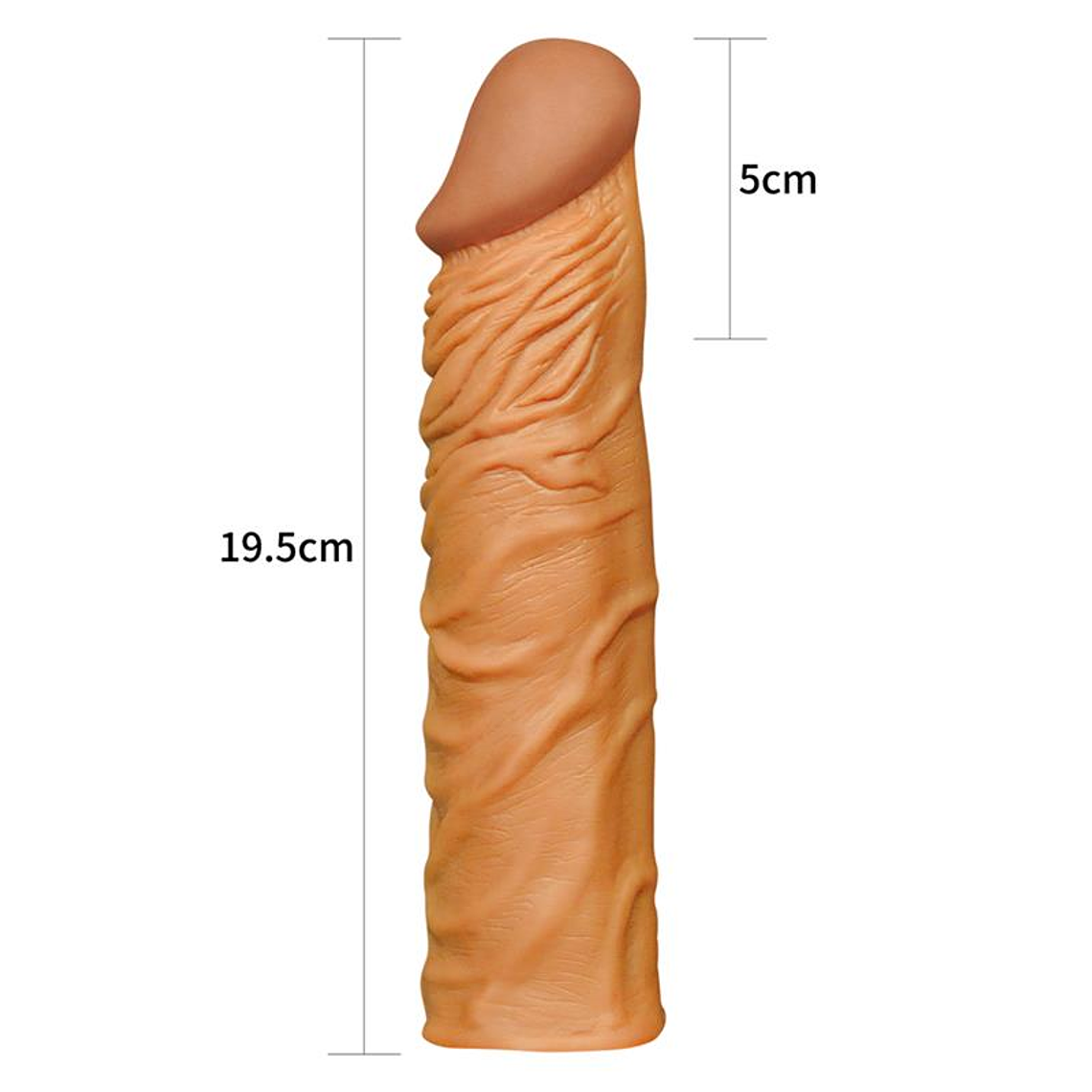 Penis Sleeve Add 2 Pleasure X Tender Brown 5