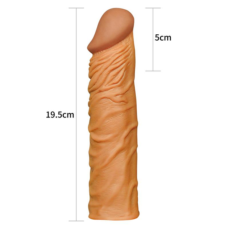 Penis Sleeve Add 2 Pleasure X Tender Brown 5