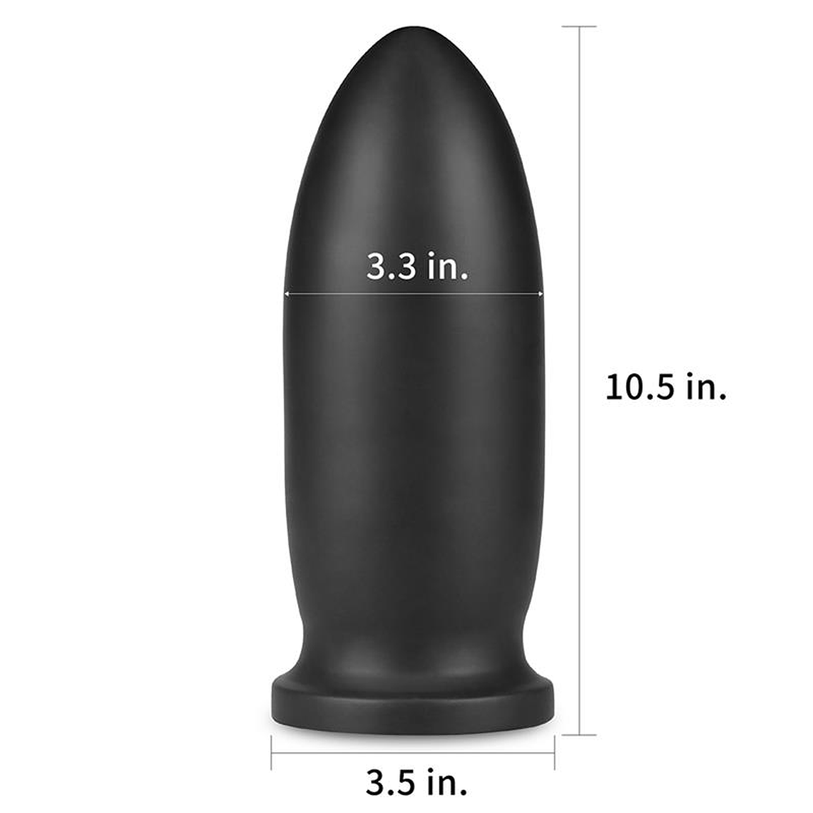 Dildo King Sized Anal Bomber 9 Black 4