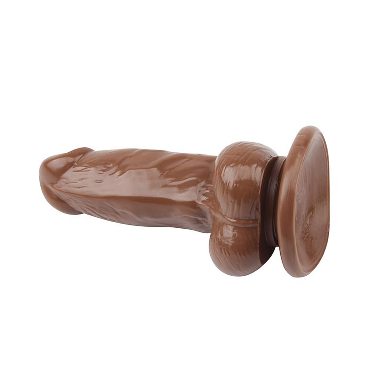 Dildo Jumbo Jack 6 Vibrating Dildo-Brown 6
