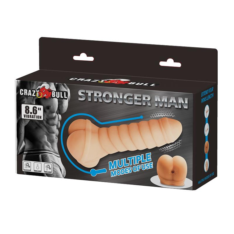 Penis Sleeve and Stimulator Stronger Man 8.6 5