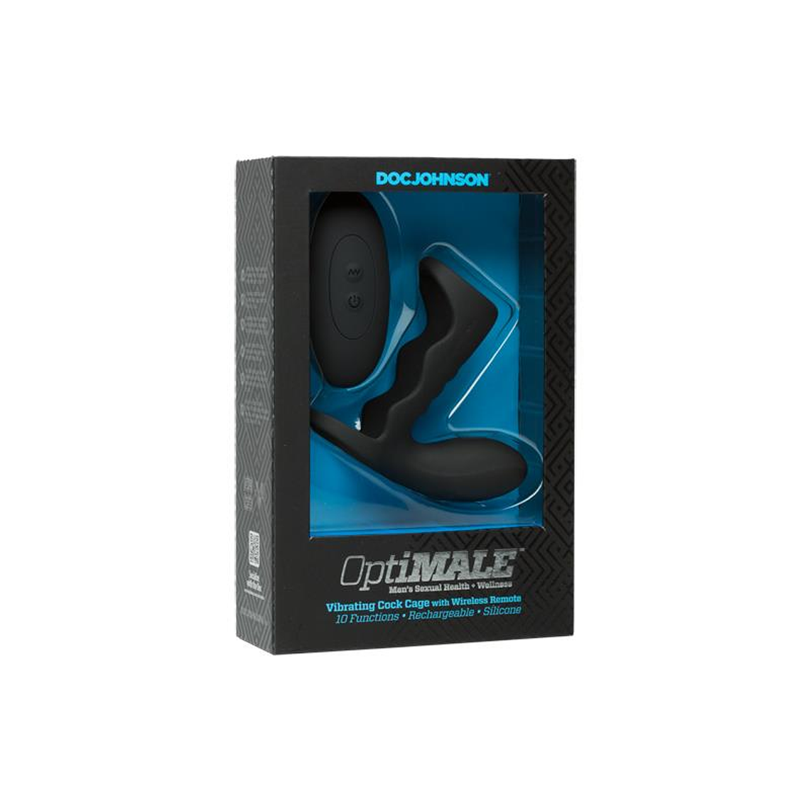 Vibrating Cock Cage with Wireless Remote Black 8