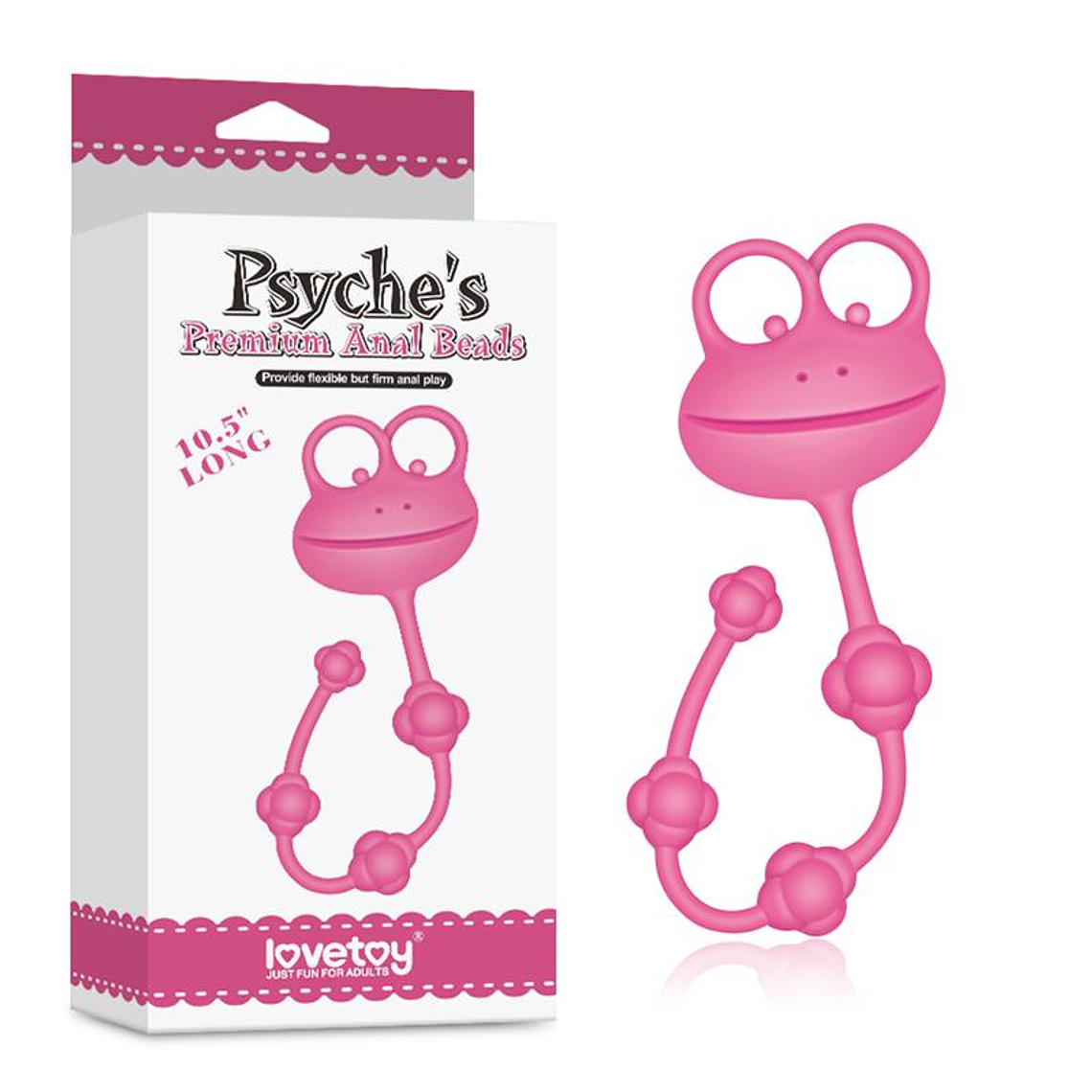 Anal Beads Frog Pink 5