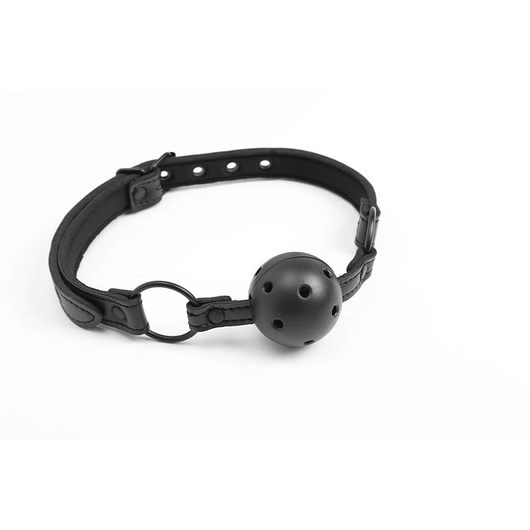 Adjustable Brrathable Ball Gag Vegan Leather 3