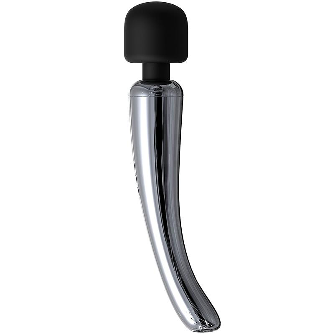 Silvery High-Tech Wand Super Powerful Wireless USB Chrome Silicone 4