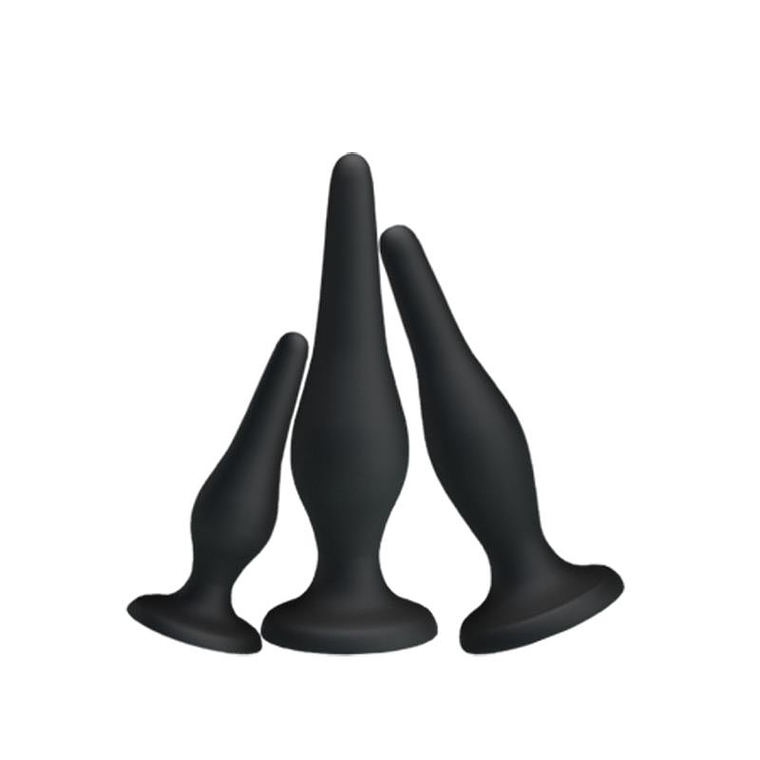 Pack 3 Butt Plug Mini Anal Kit 5