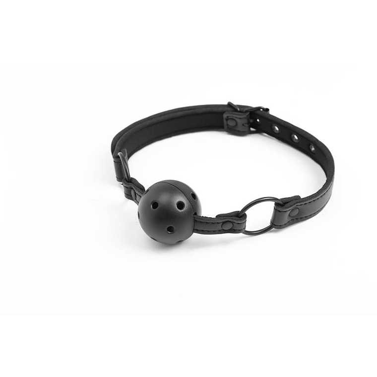 Adjustable Brrathable Ball Gag Vegan Leather 8