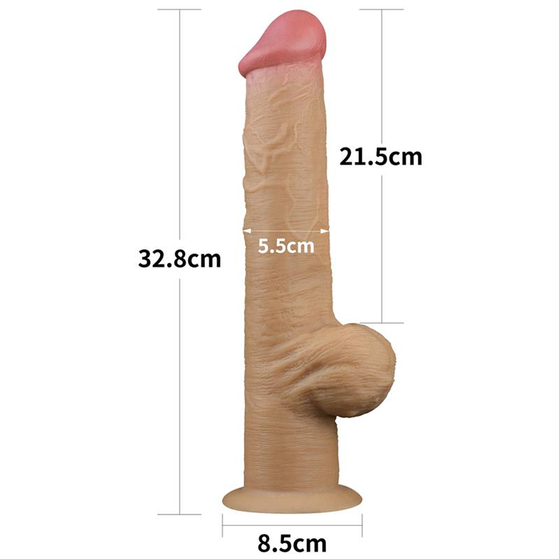 Dual Layered Dildo 12.5 11