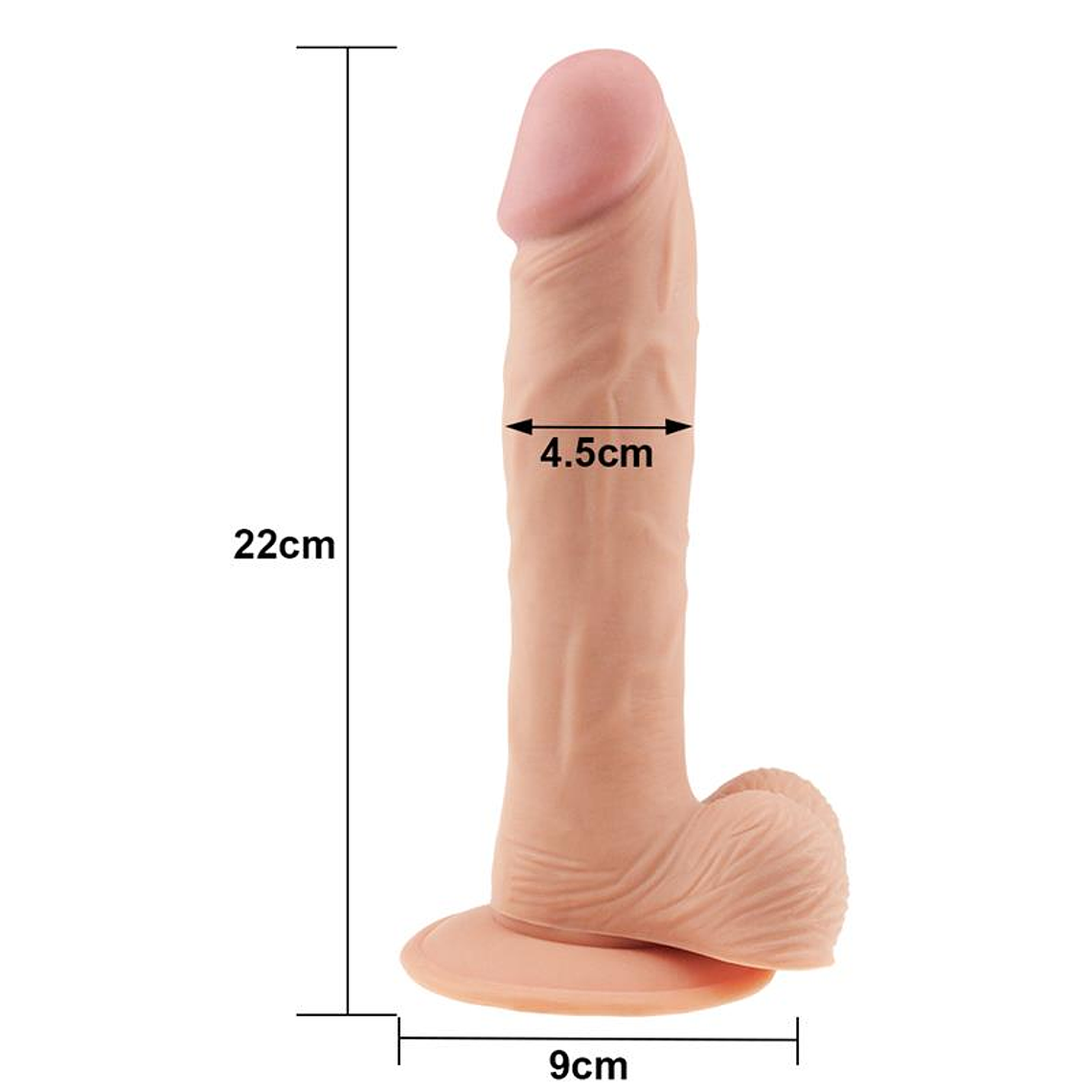 Dildo The Ultra Soft Dude 9 Flesh 6