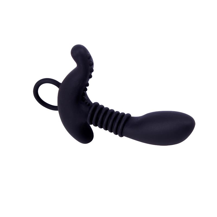 Anal Stimulator Booty Exciter Silicone Black 4