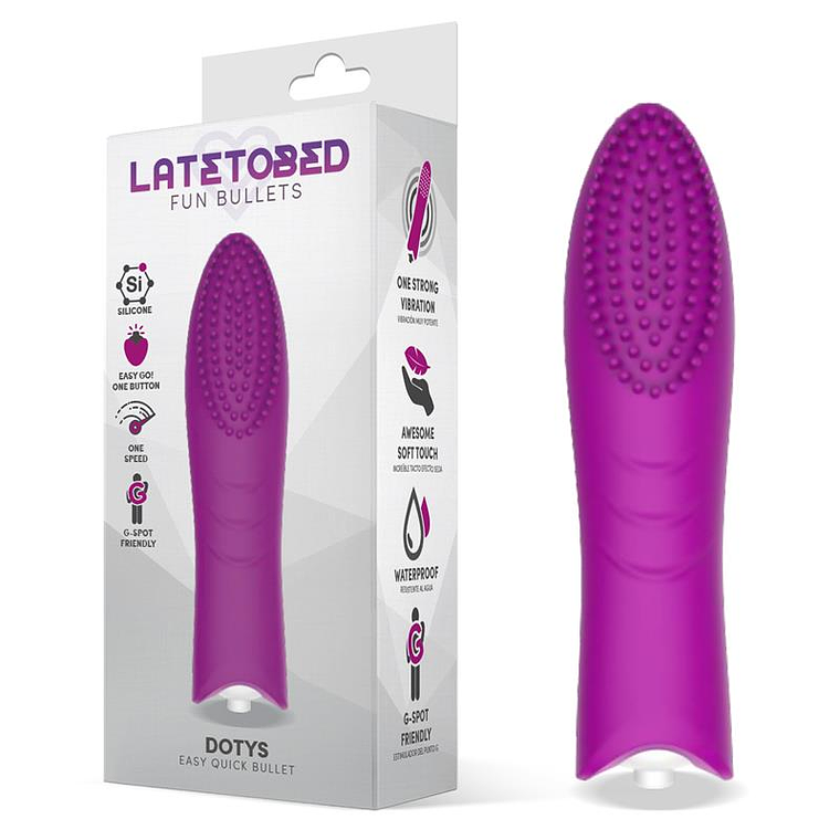 Dotys Easy Quick Vibrating Bullet Silicone Purple 1