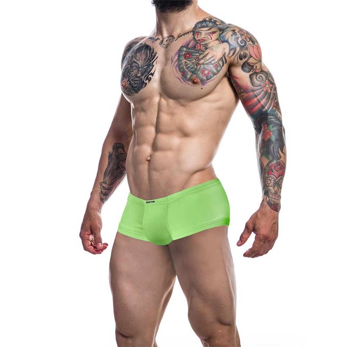 C4M Booty Shorts Neon Green 1