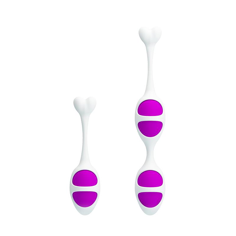 Pretty Love Oval Shaped Kegel Balls Purple 1