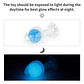 Gemoria Silicone Butt Plug Internal Steel Ball Glow in the Dark - thumbnail 3