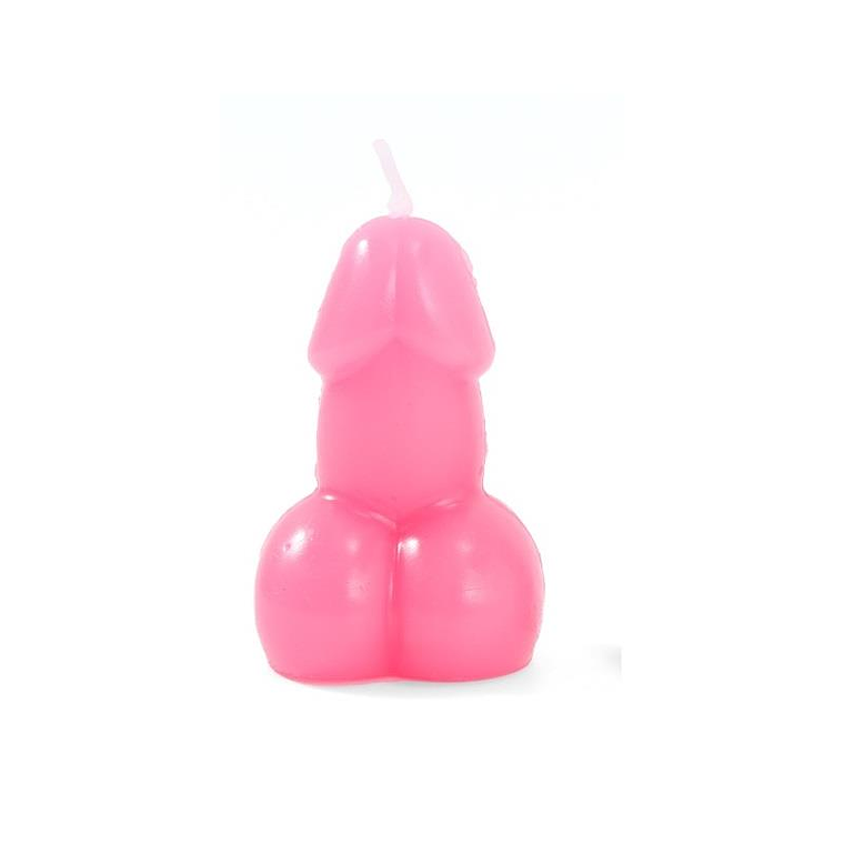Penis-shaped candle  Fuscia 1