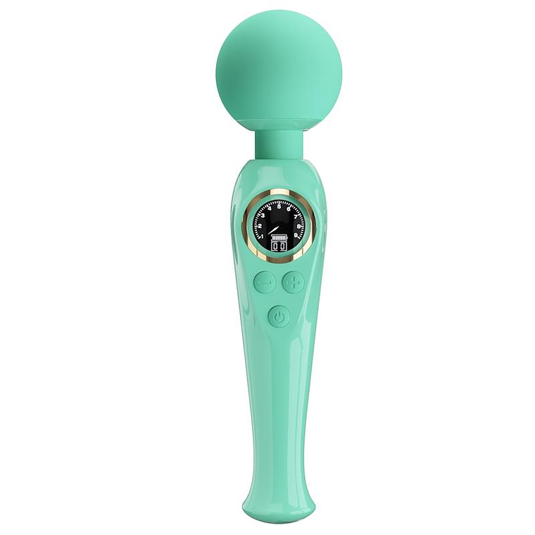 Skyler Massager Wand with Digital Screen Green 1