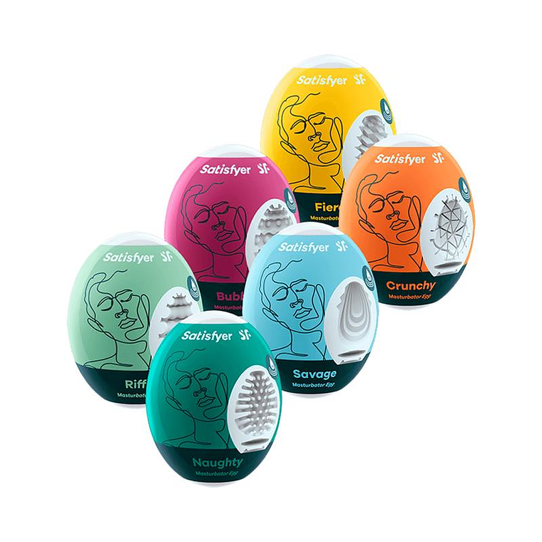 Set 6 Units Masturbador Egg 1