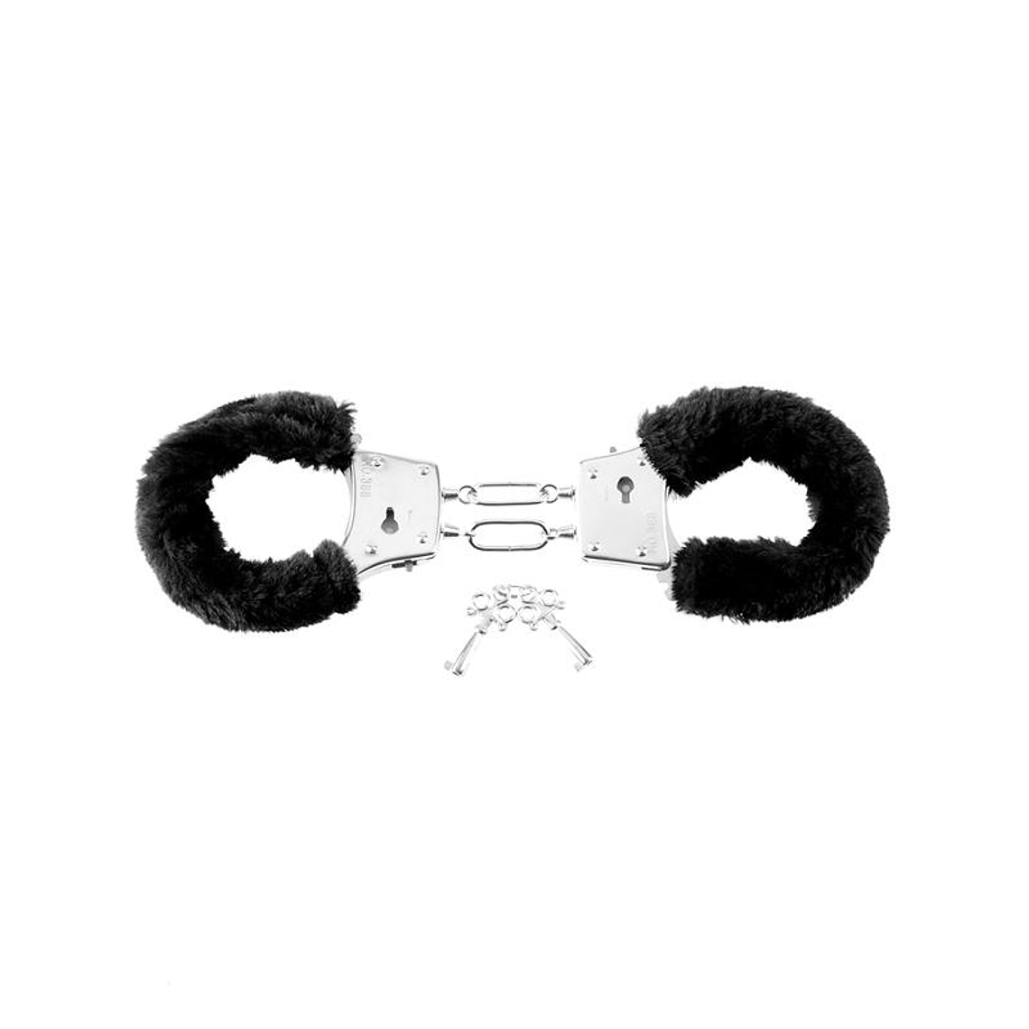 Beginners Furry Cuffs Black 2