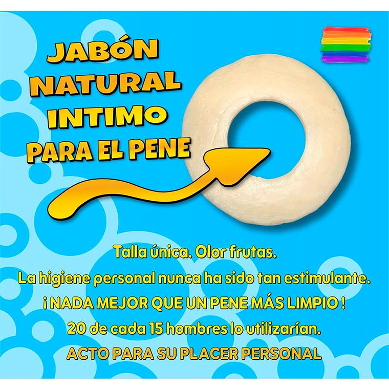 Penis Ring Shaped Soap Orange 1