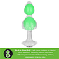 Gemoria Silicone Butt Plug Internal steel ball Glow in Dark - thumbnail 1