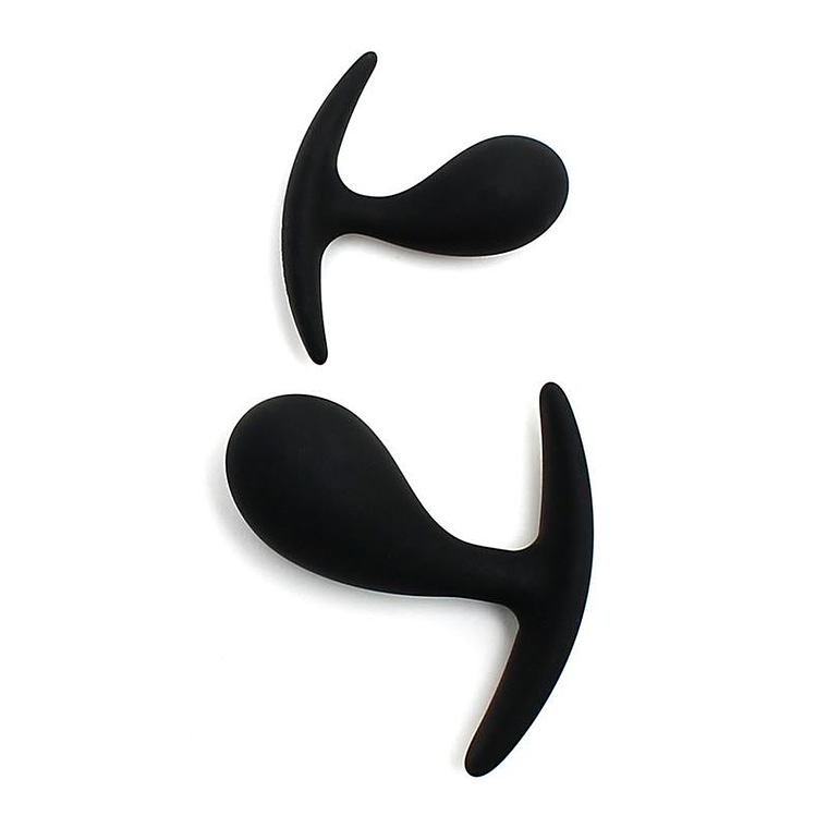 Set of 2 Anatomic Butt Plug Copenhagen Black 3