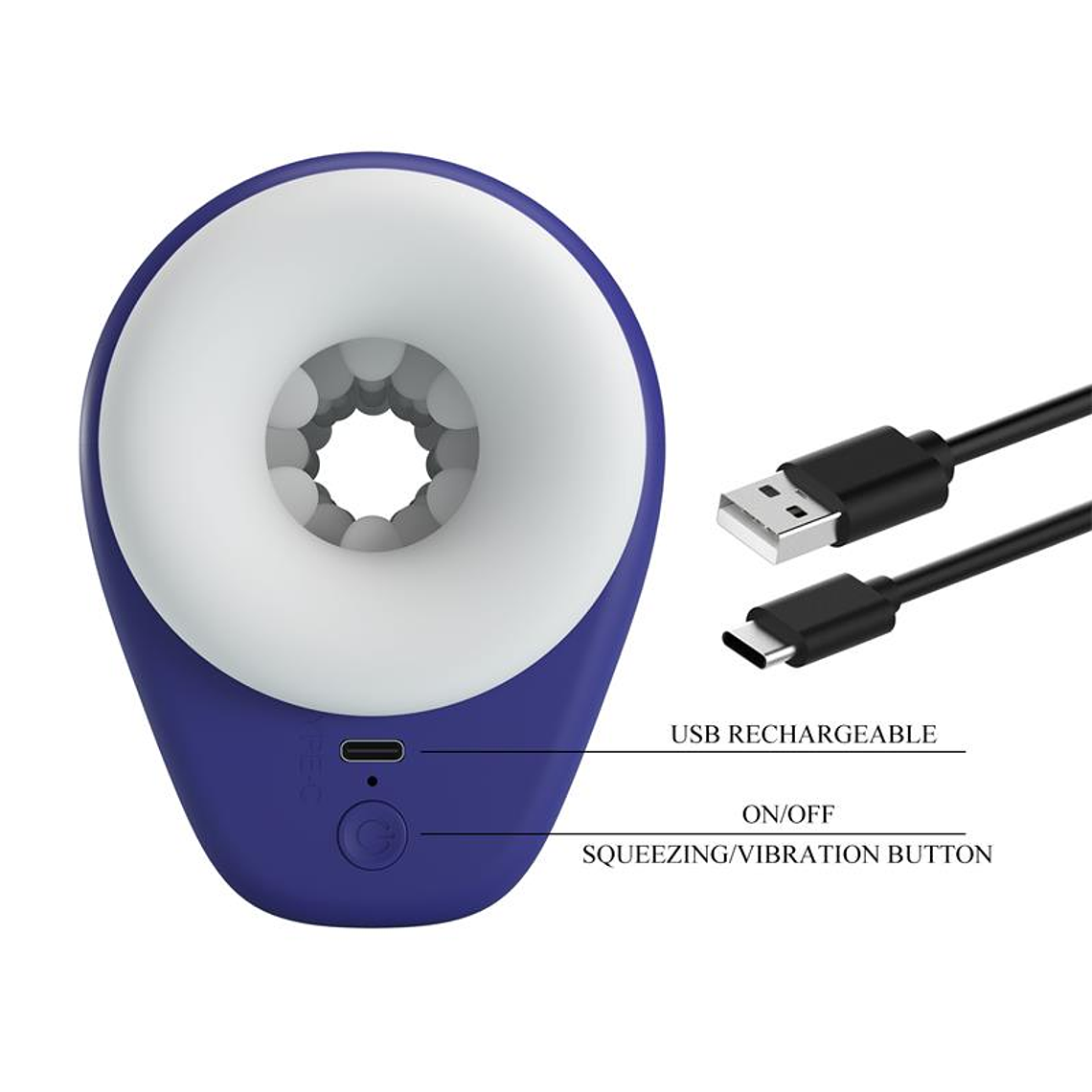 Dj Lady Men Masturbator with Vibration 9