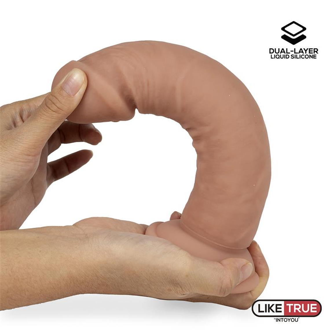 Dual Layer Dildo 8.5 Flesh 5