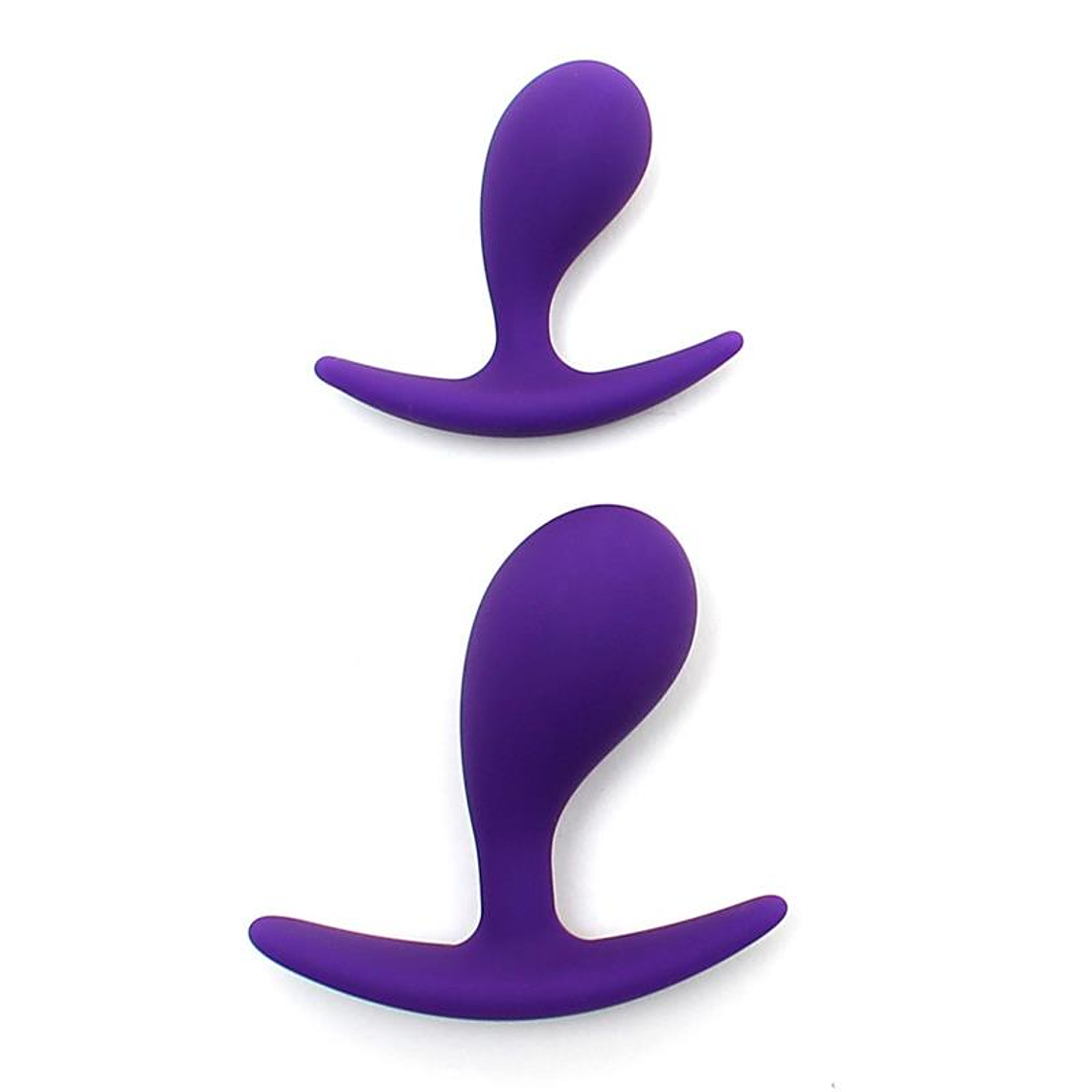 Set of 2 Anatomic Butt Plugs Copenhagen Purple 2