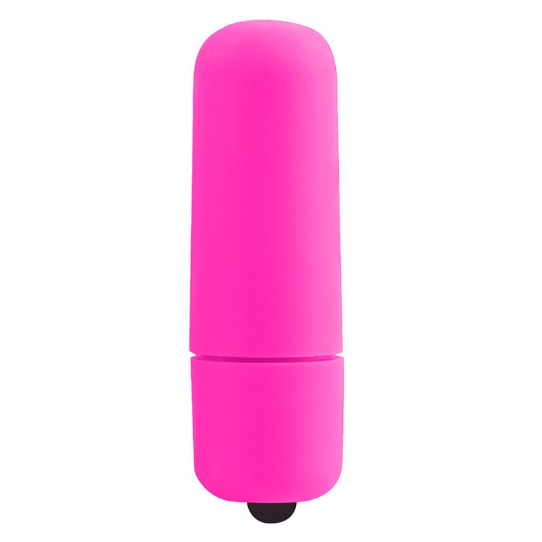 Neon Vibrating Butt Plug Pink 3