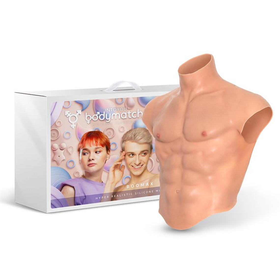 Boomax Hyper Realistic Muscle Suit Liquid Silicone Size L 1