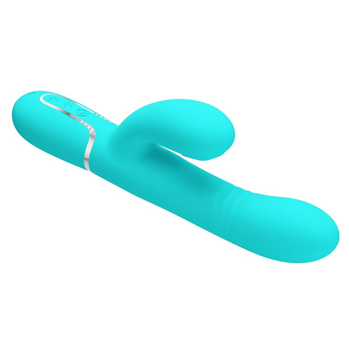 Mariana Vibrator 4 in 1 Silicone Turquoise 3