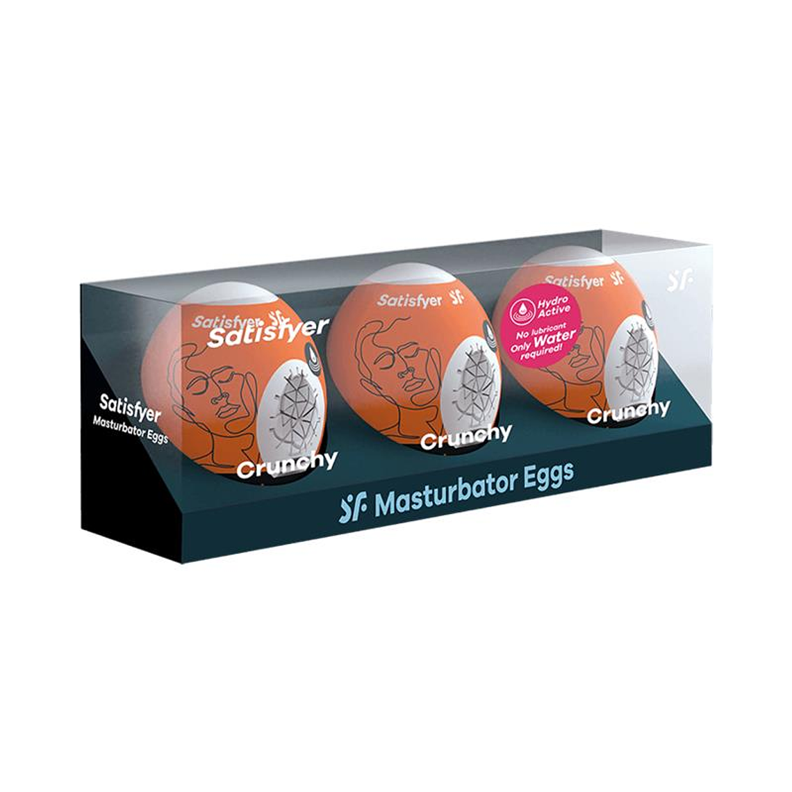 Set os 3 Masturbator Egg Crunchy Model 4