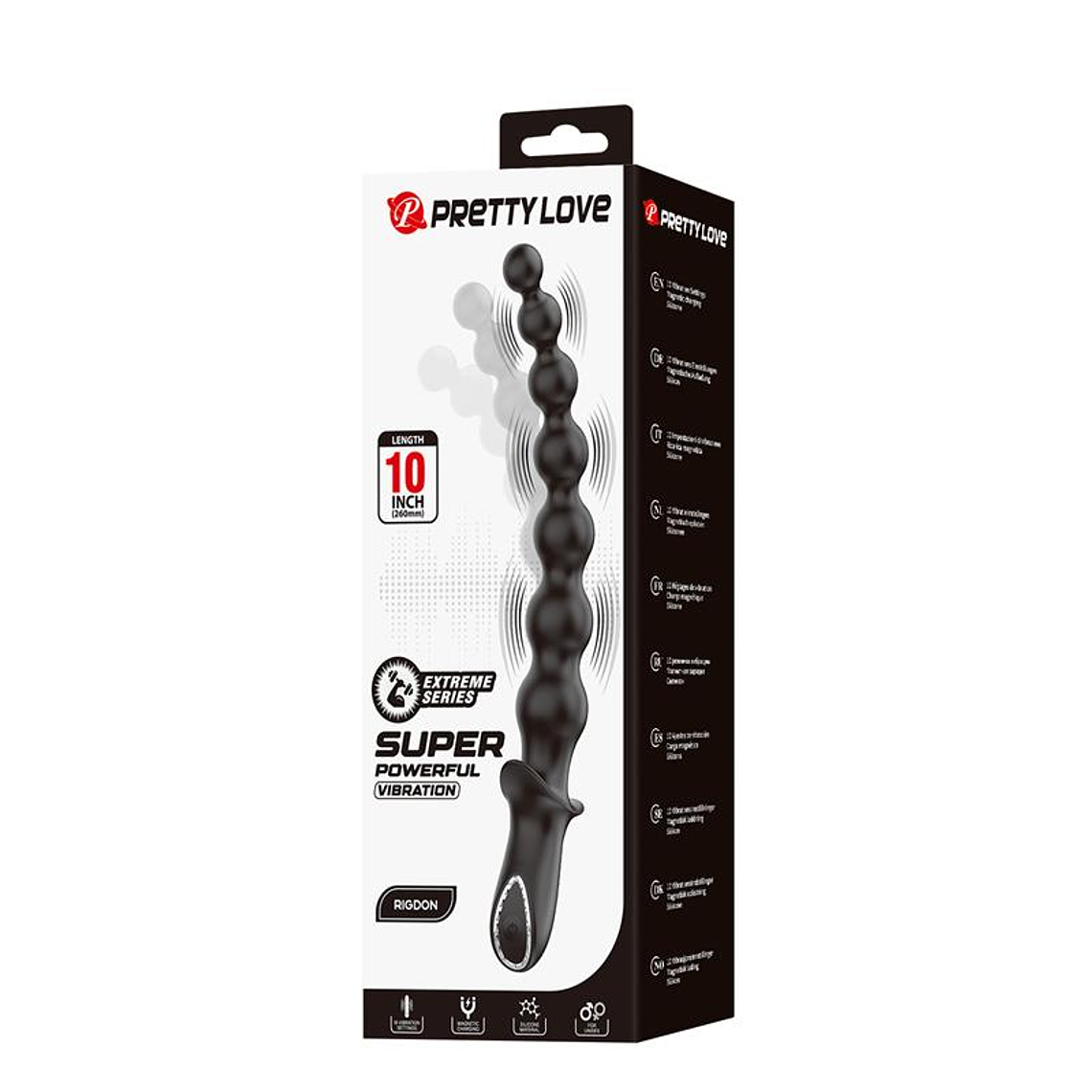 Rigdon Anal Beads with Vibration 10