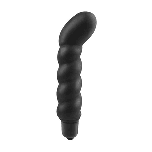Prostate Stimulator Ribbed P-Spot Vibe Black