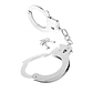 Designer Metal Handcuffs Silver - vignette 1