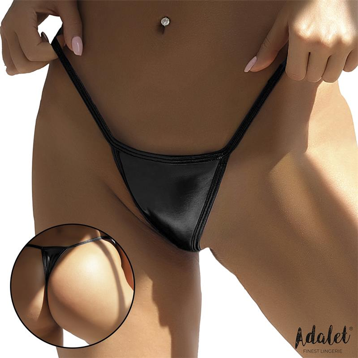 Daphne Classic Thong Black 1