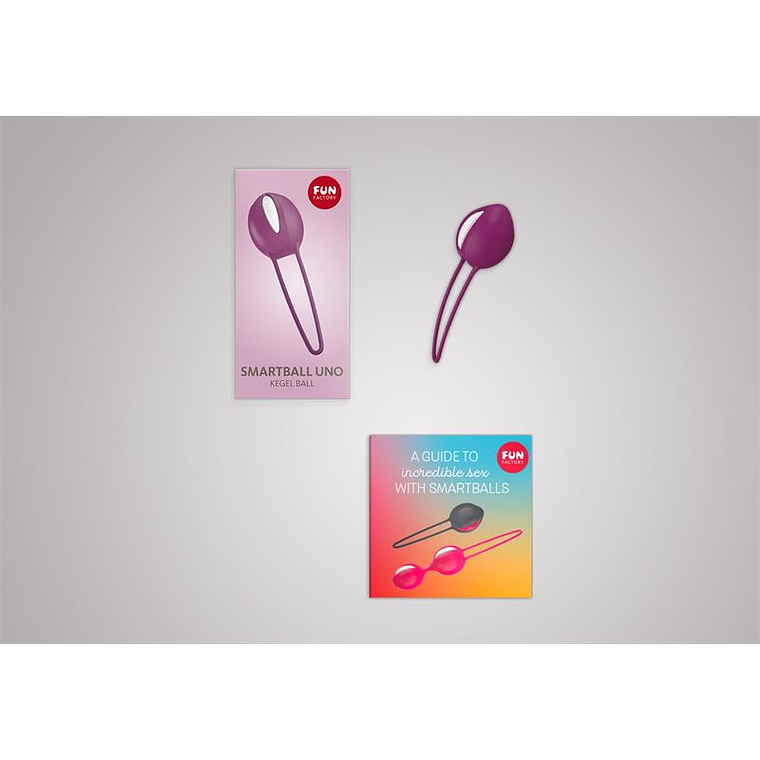 Smartball Uno Kegel Ball White/Grape 4