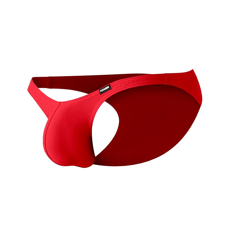 C4MSPXBUL01 Low Rise Bulge Brief Scarlet 3