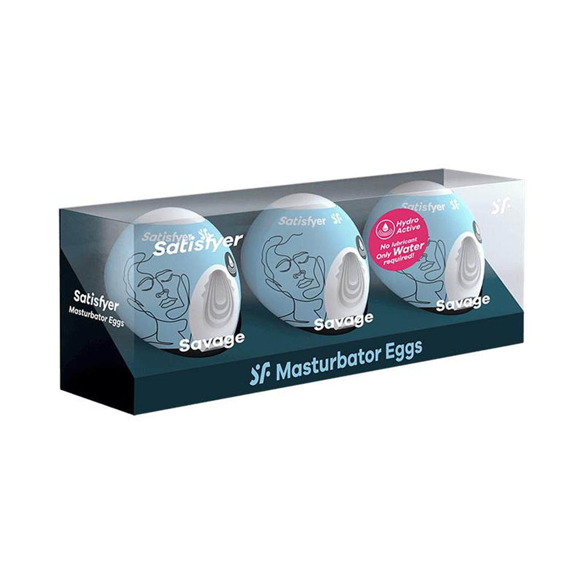 Set 3 Masturbator Egg Savage Model 4